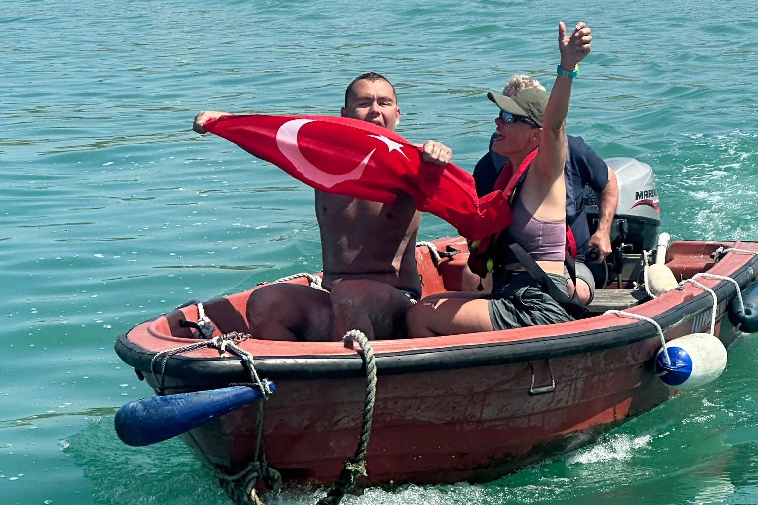 İzmir’in gururu Tuna bir kez daha tarih yazdı... 