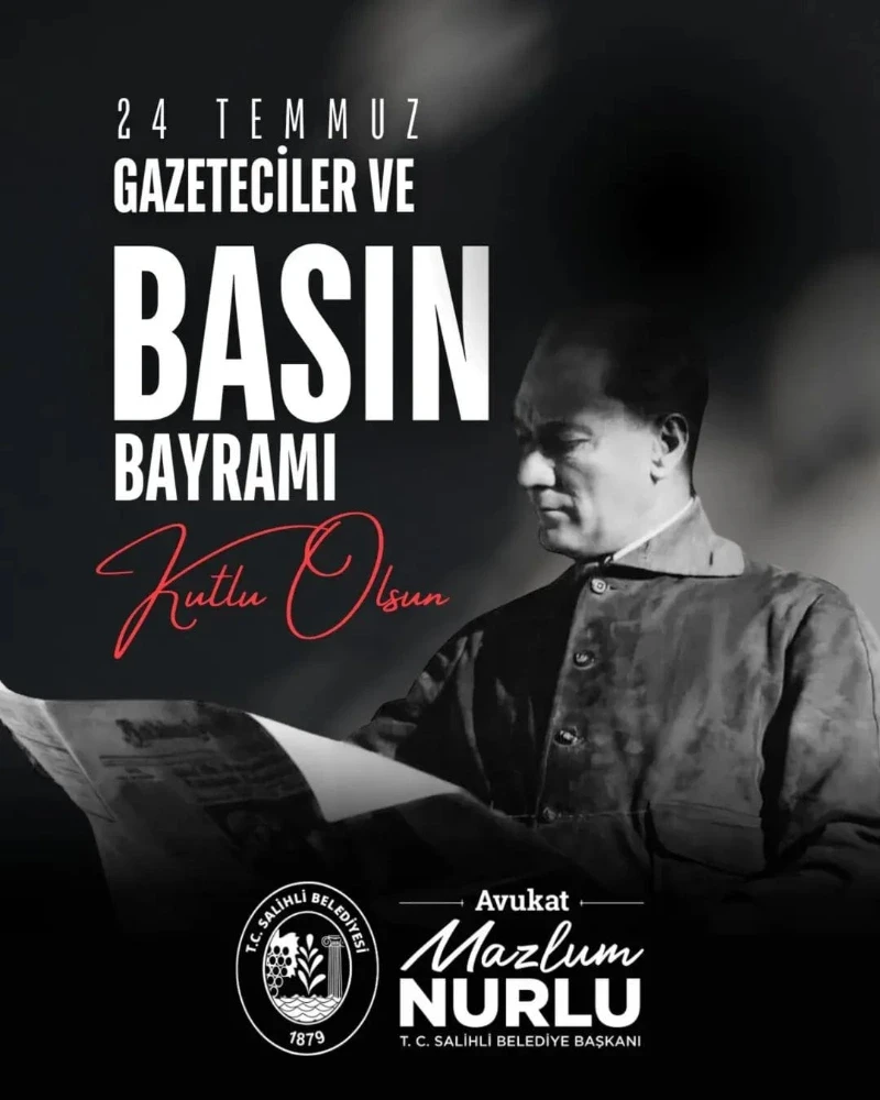 Başkan Mazlum Nurlu’dan 24 Temmuz Mesajı: “Basın Özgürse, Adalet ve Demokrasi Vardır”