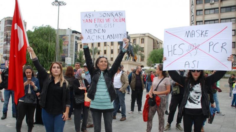 Gündem Aşı karşıtları İzmir