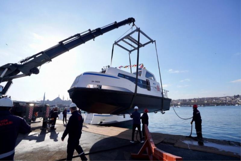 Elektrikli deniz taksileri işbaşında