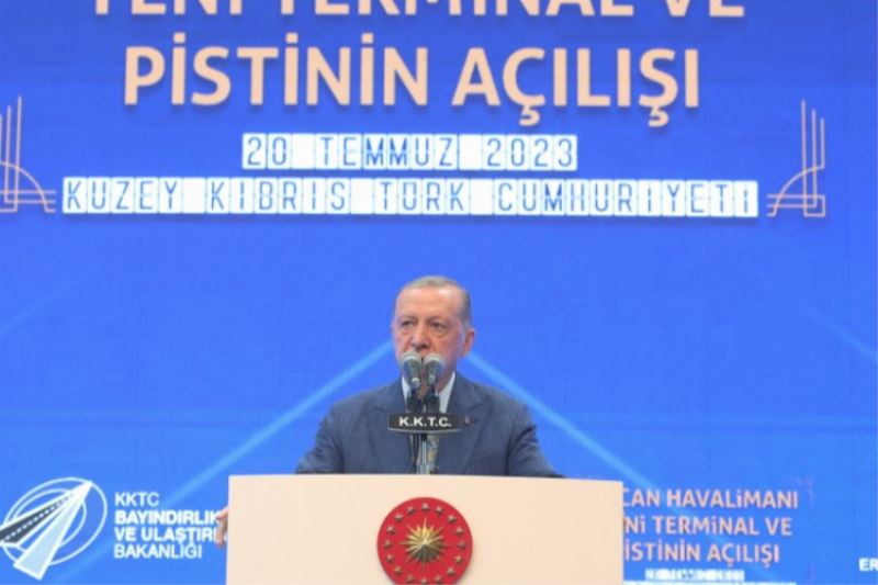 Cumhurbaşkanı Erdoğan KKTC