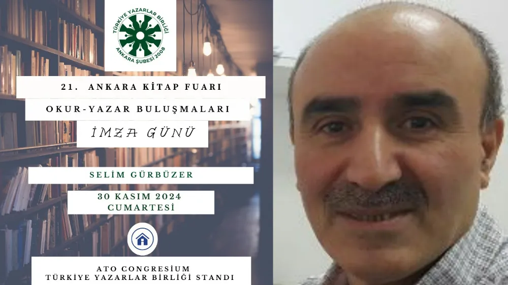 Köşe Yazarımız Selim Gürbüzer kitaplarını kitapseverlerle buluşturuyor