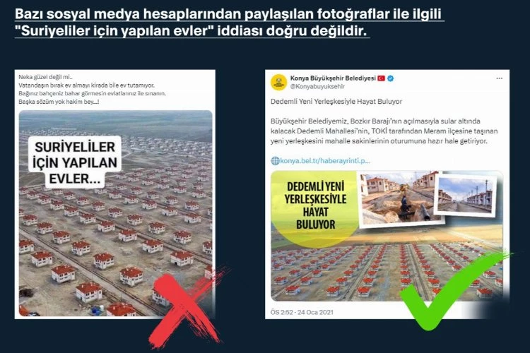 İletişim: Suriyeliler için konut yapılmıyor!