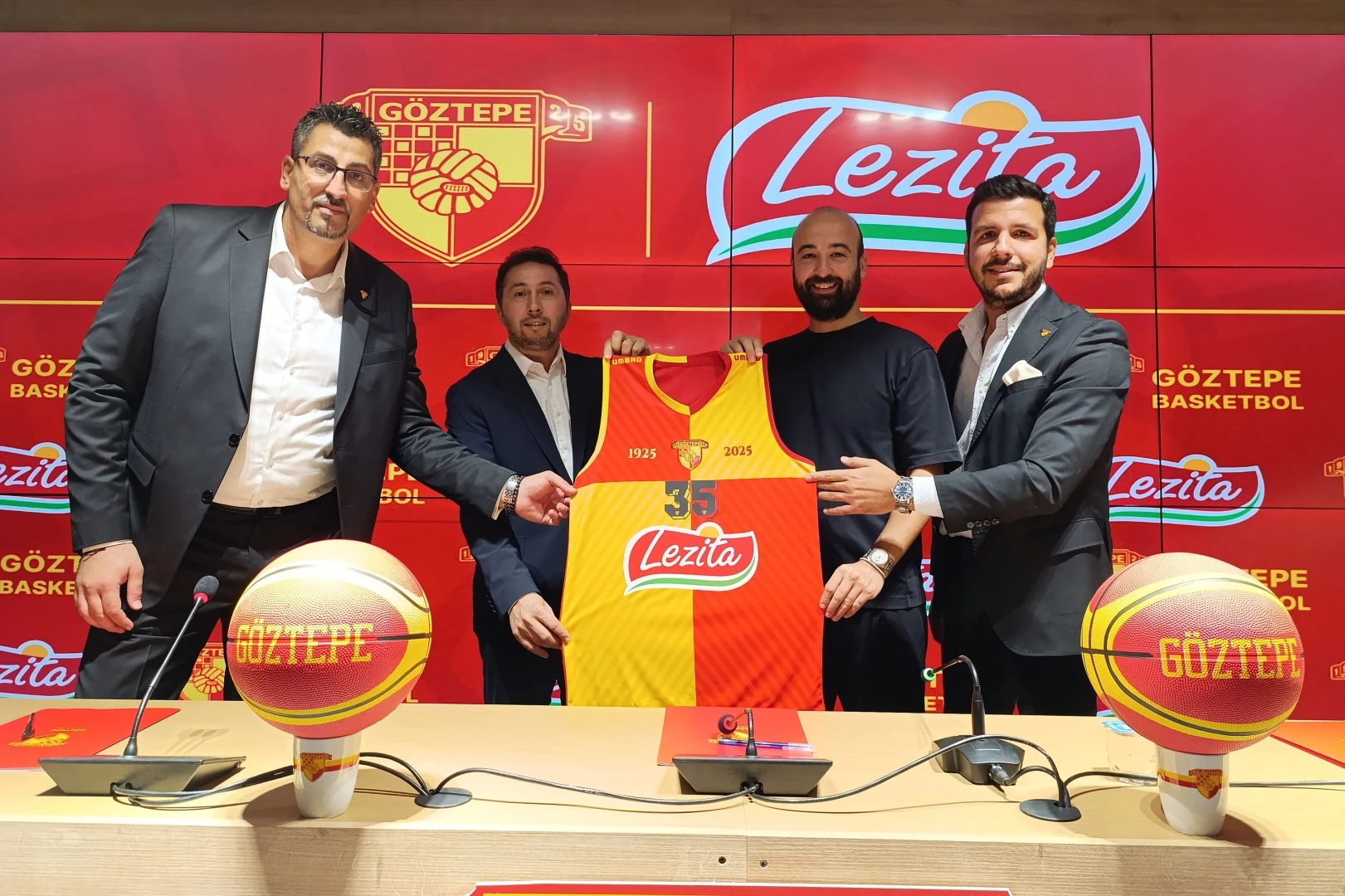 Lezita ve Göztepe Basketbol  sponsorluk anlaşması imzaladı