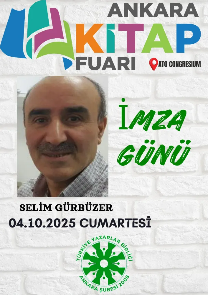 Yazarımız Selim Gürbüzer okurlarıyla 22. Ankara Kitap Fuarı