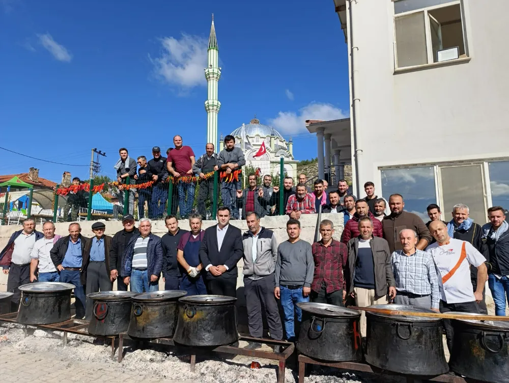 SİMAV AKDAĞ KINIK MAHALLESİ BÜYÜK HAYIR VE YAĞMUR DUASINDA ON BİNLER BULUŞTU