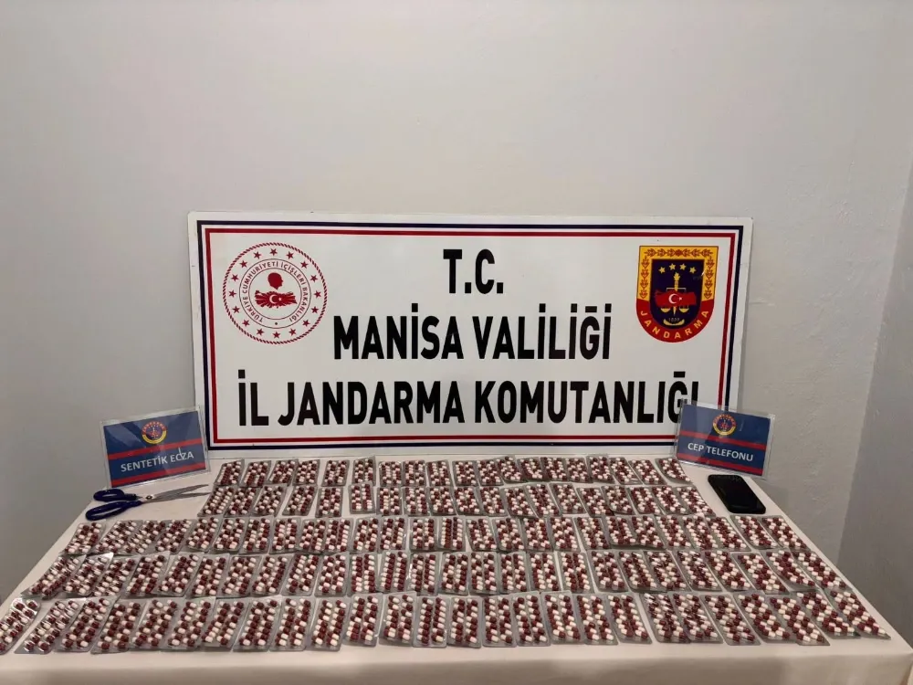 Salihli’de Jandarmadan Uyuşturucu Operasyonu: 1622 Hap Ele Geçirildi