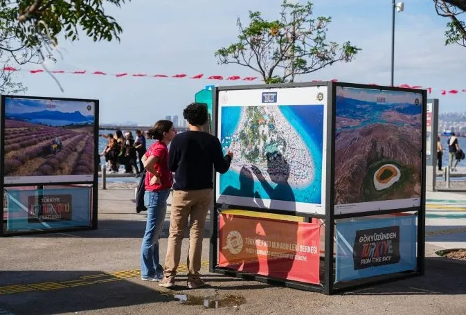 “GÖKYÜZÜNDEN TÜRKİYE FOTOĞRAFLARI” İZMİR’DE