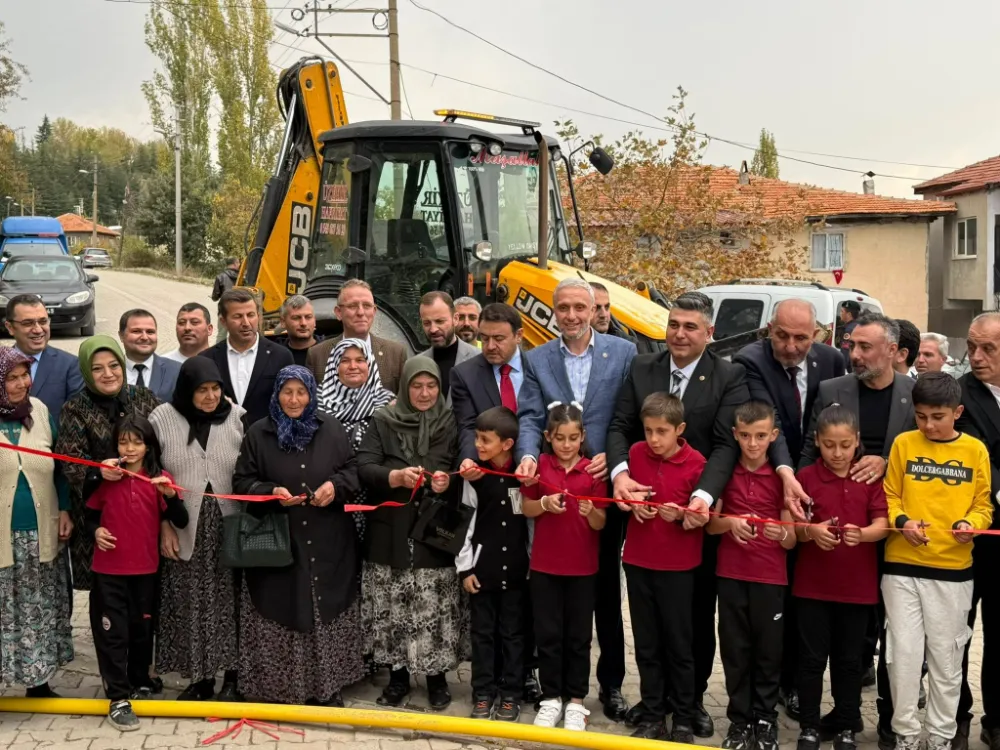 GEDİZ GÖKLER BELDESİNDE DOĞALGAZ ÇALIŞMASINA GÖRKEMLİ TÖREN DÜZENLENDİ