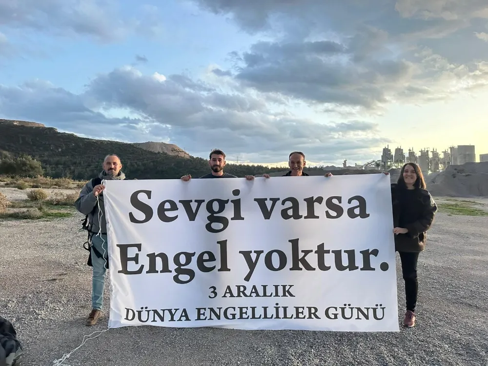Soma’da Dünya Engelliler Günü için farkındalık uçuşu
