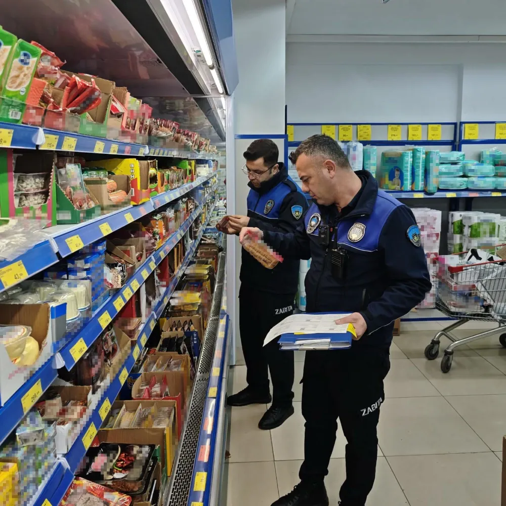 Turgutlu Zabıtasından zincir marketlere sıkı denetim