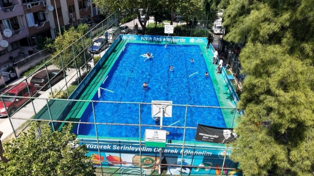 Manisa’da 6 Bin 410 Çocuk Portatif Havuzlarda Yüzme Öğrendi