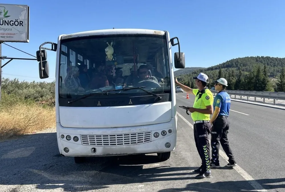 Manisa’da Servis Araçlarına Sıkı Denetim