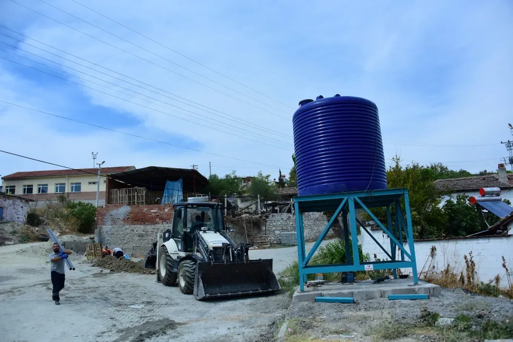 Şehzadeler Belediyesi’nden Kalemli Mahallesi’ne 10 Tonluk Su Tankı