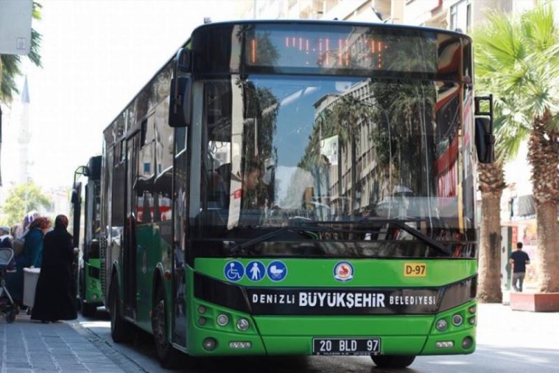 Denizli Büyüksehir otobüsleri KPSS’ye gireceklere ücretsiz