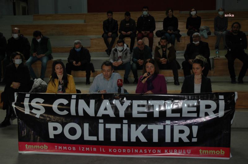 TMMOB İzmir İl Koordinasyon Kurulu: İşçi Ölümlerinde Türkiye Avrupa